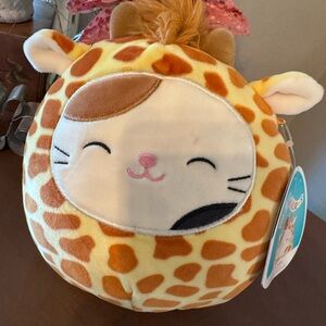 Squishmallows “CAM” Giraffe Cat Plush Toy-NWT